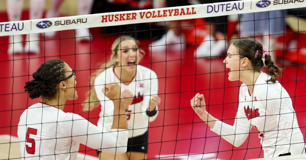 No. 2 Nebraska volleyball holds off upset-minded No. 10 Purdue in five ...