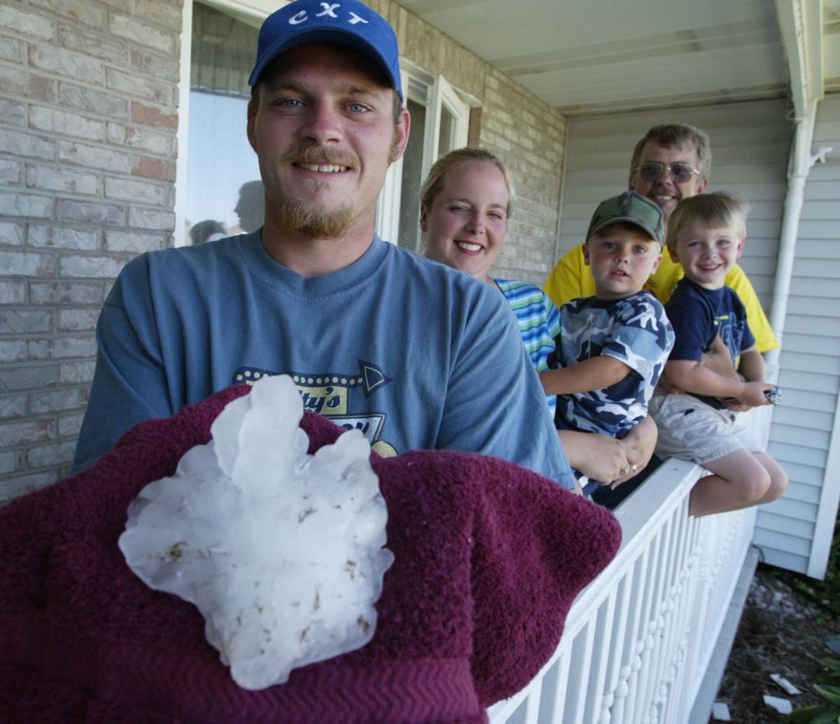 June 22, 2003: Super-sized hailstone