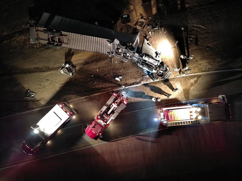 Wahoo semi crash results in one flown to Omaha hospital