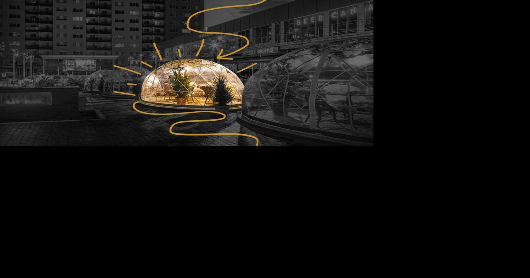 Heated igloo anyone? They're coming soon to downtown