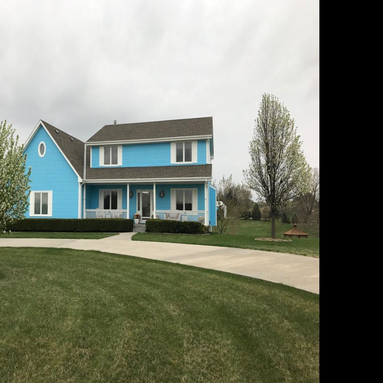 After They Painted Their House Blue The Homeowners Association