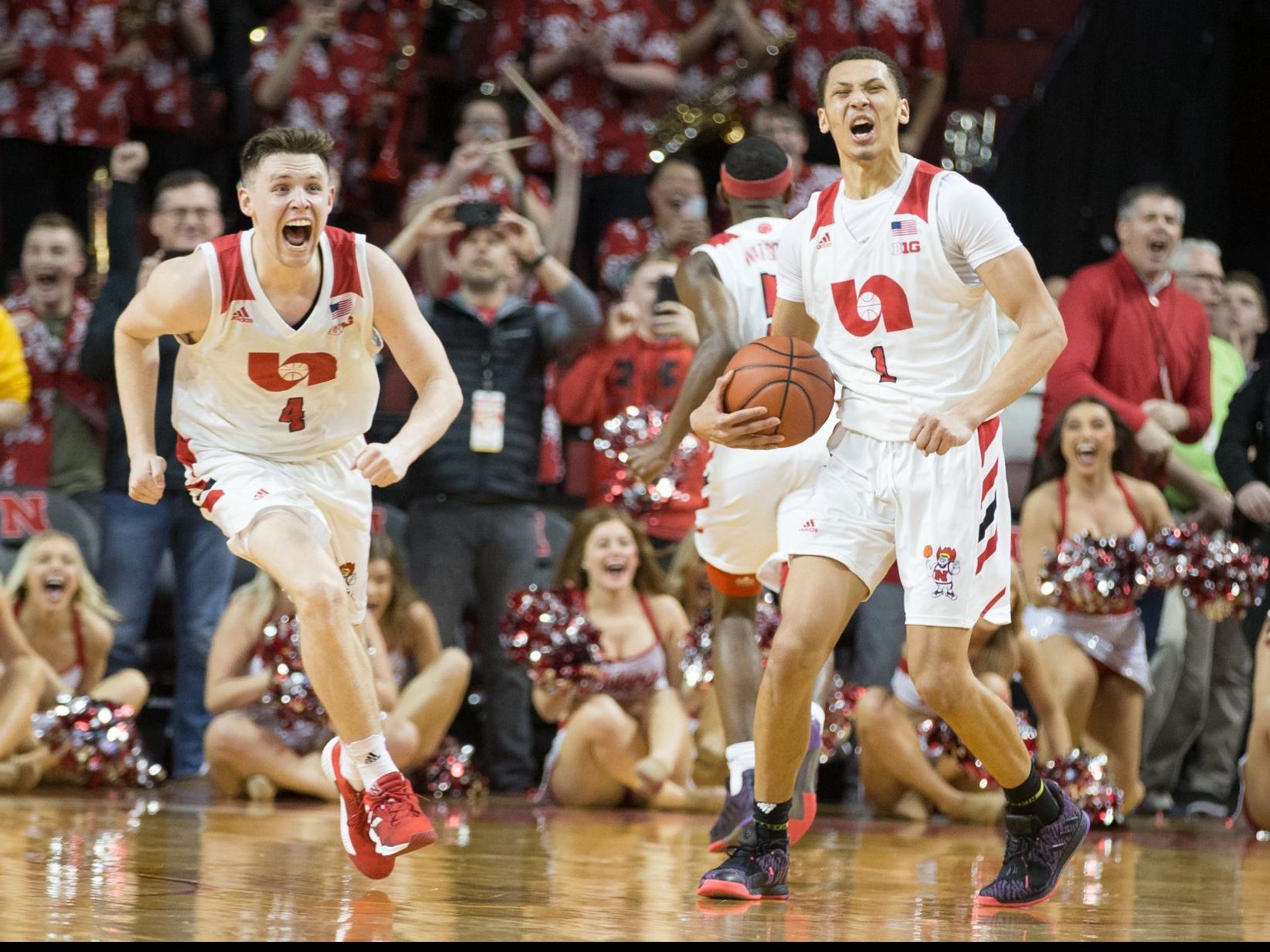 That Was Crazy Down Four Starters Husker Men Turn 16 Point