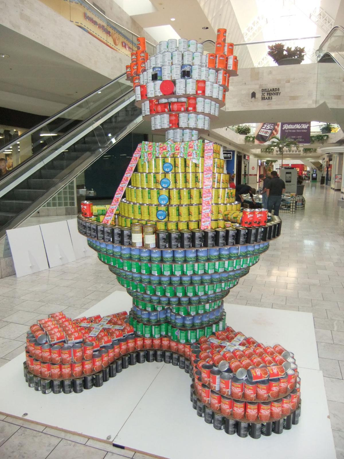 'Canstruction' donations go to help the Food Bank ...