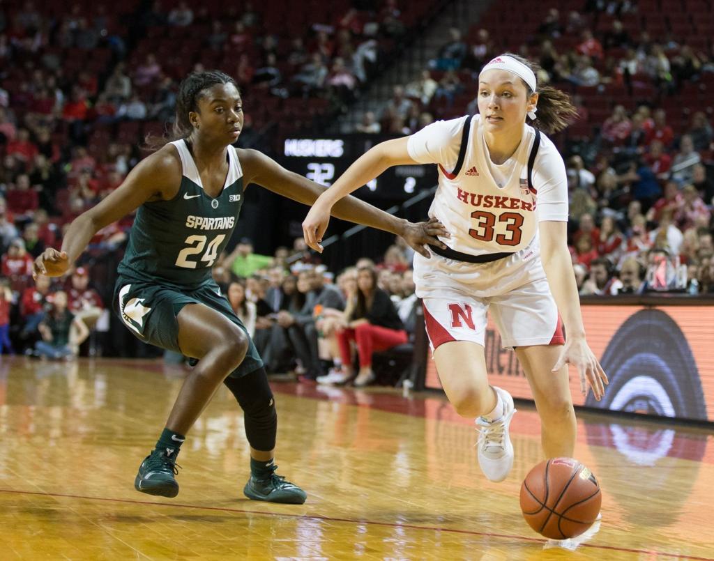 Husker Women Have Five Score In Double Digits To Upset No 24