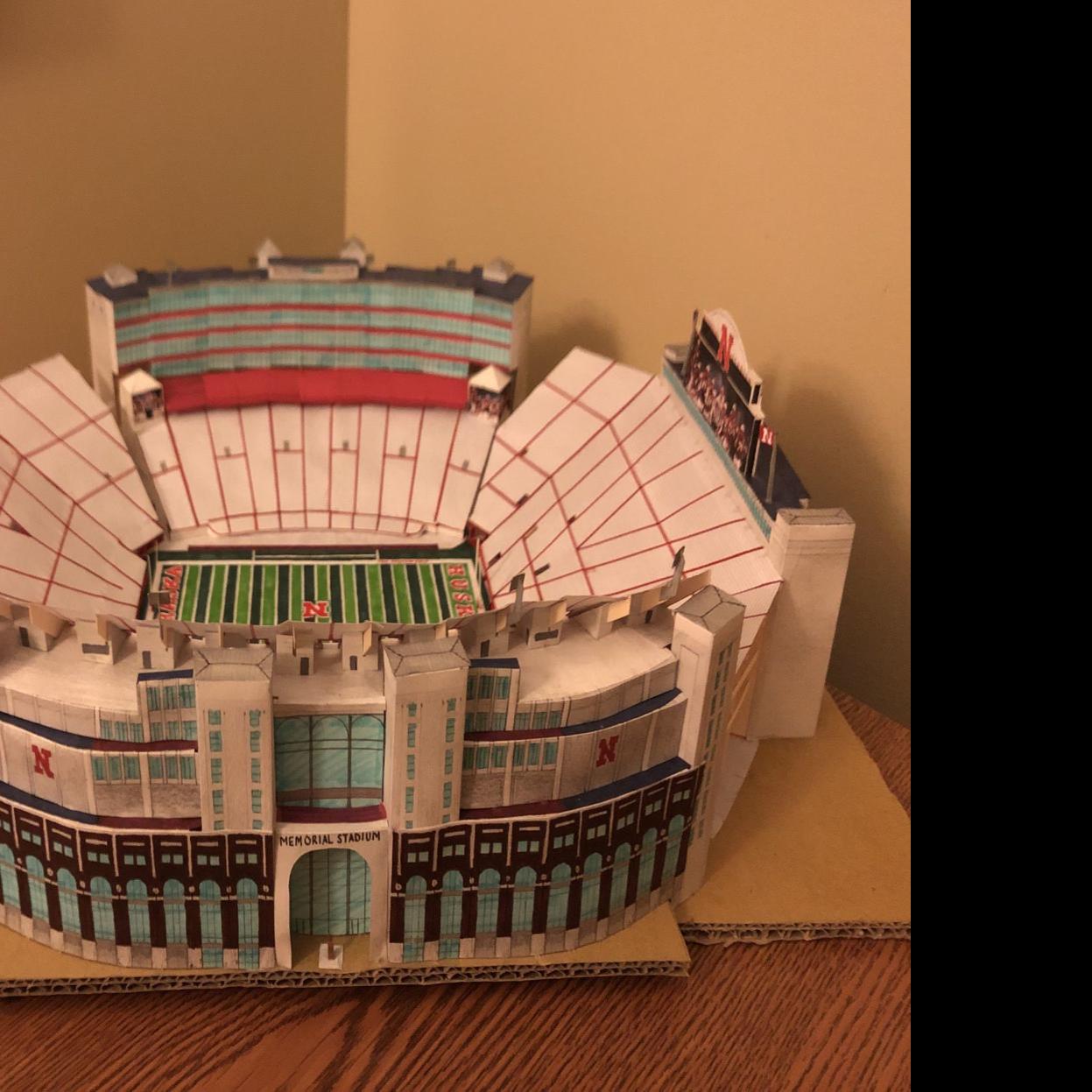 This Husker Fan Spent 12 Weeks Building A Memorial Stadium