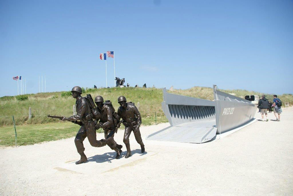 For D Day Anniversary Utah Beach Memorial Honoring Nebraska