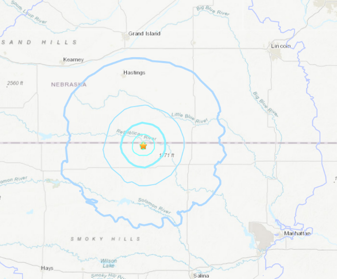 Second earthquake in less than two weeks rattles southcentral Nebraska