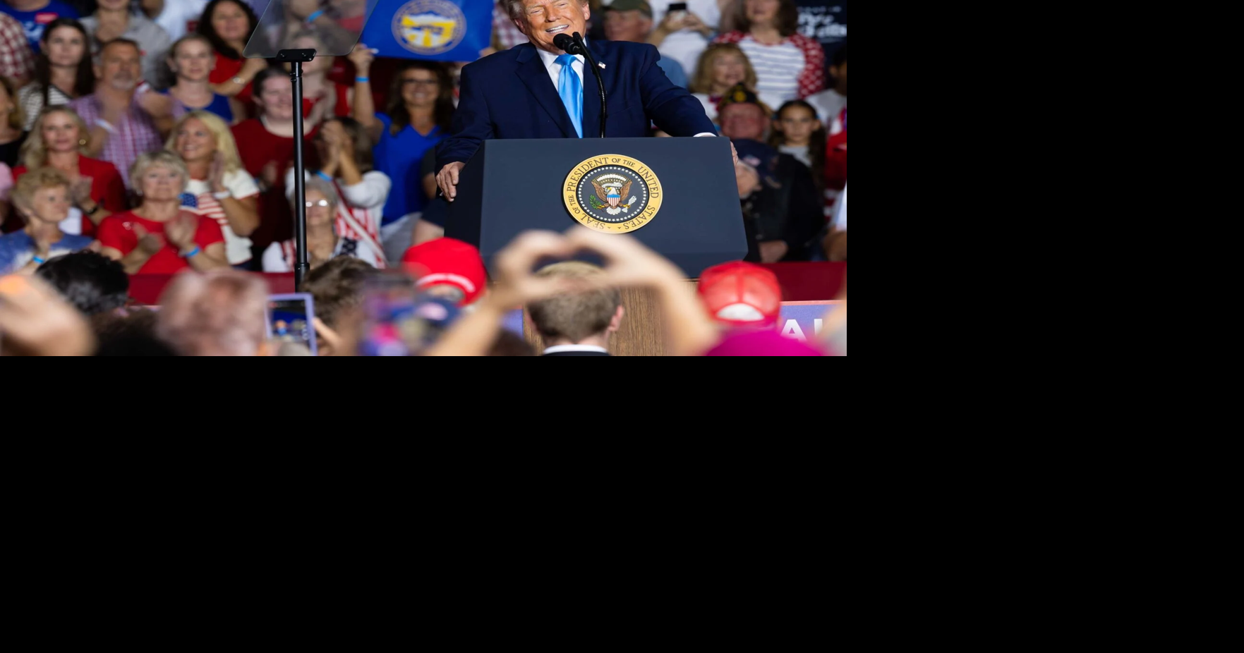Live Nebraska rally updates: Trump signs executive order on farm diesel