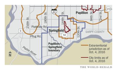 papillion omaha springfield city limits map boundaries future sarpy county metro showing current october herald