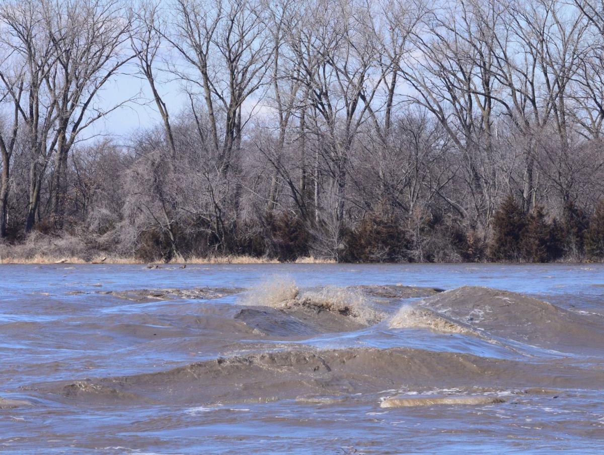 Platte River, known for being 'a mile wide and an inch deep,' filled