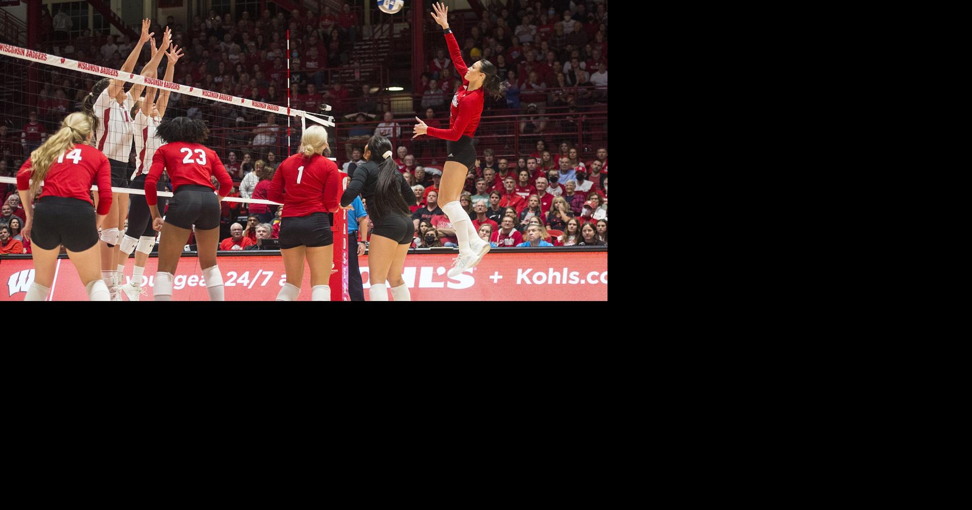 Photos No. 1 Nebraska volleyball vs. No. 5 Wisconsin