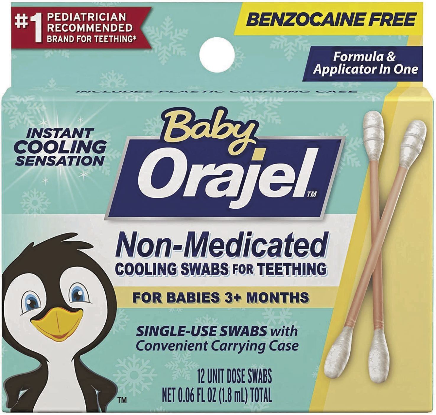 Orajel 2024 teething swabs