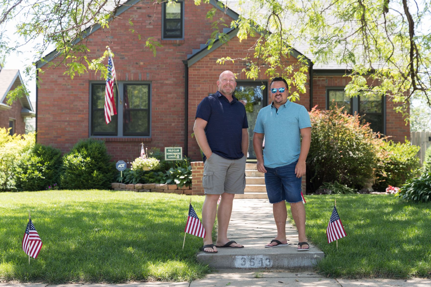 Grace We are all Americans On Fourth of July neighbors find