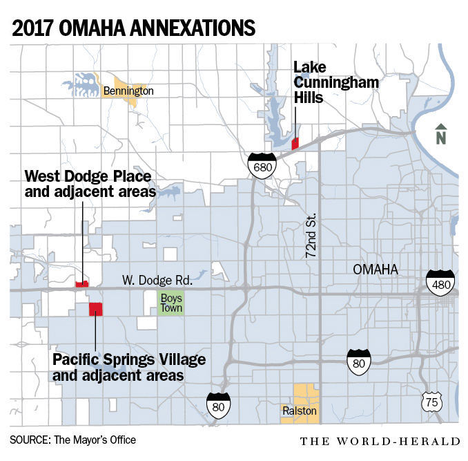 Omaha will gain 863 residents under annexation package approved by City