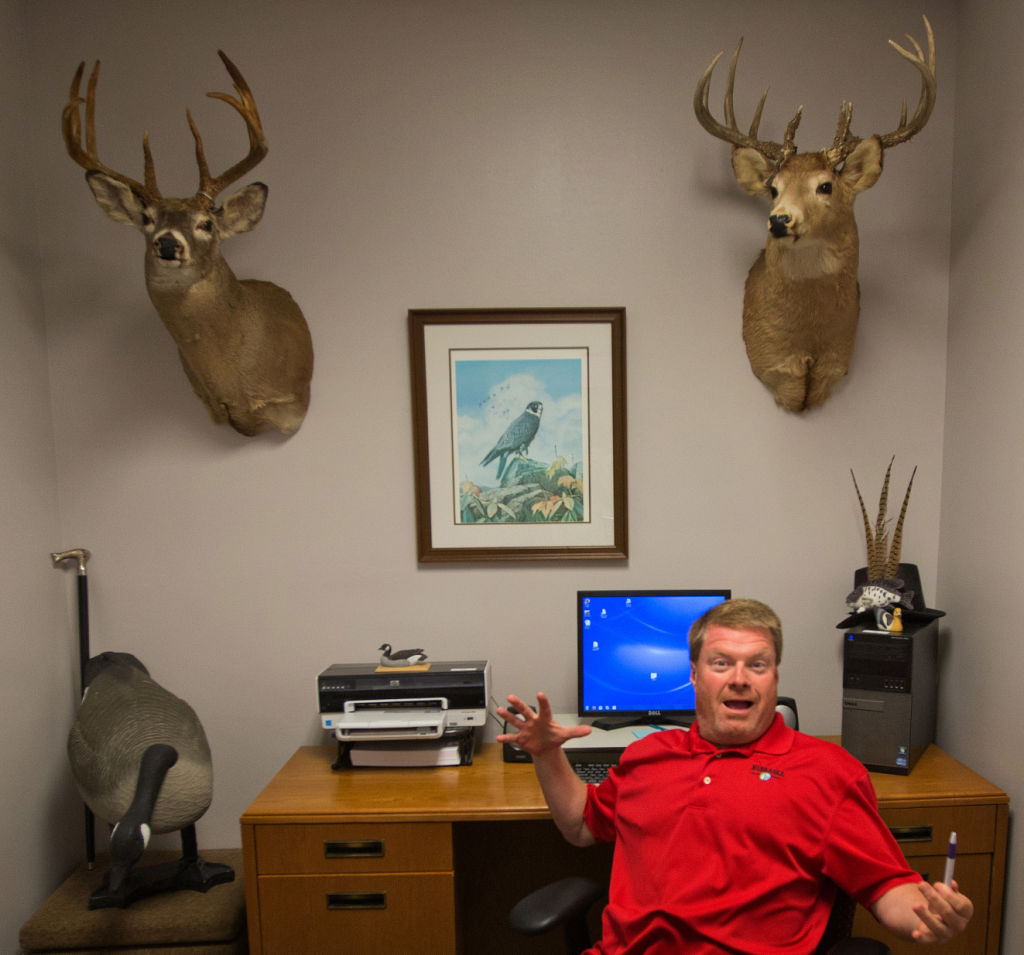 Game and Parks staff dig their new digs Outdoors
