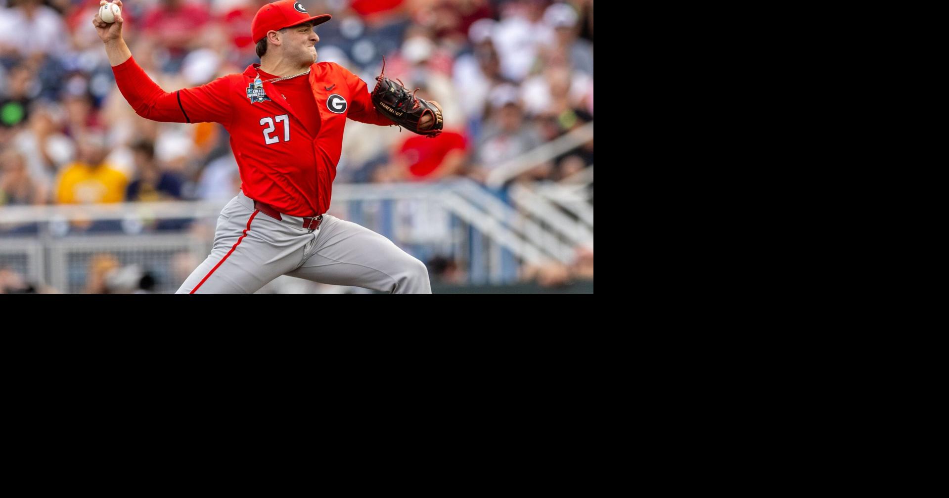 Georgia's pitching renaissance continues at College World Series, eliminates Texas