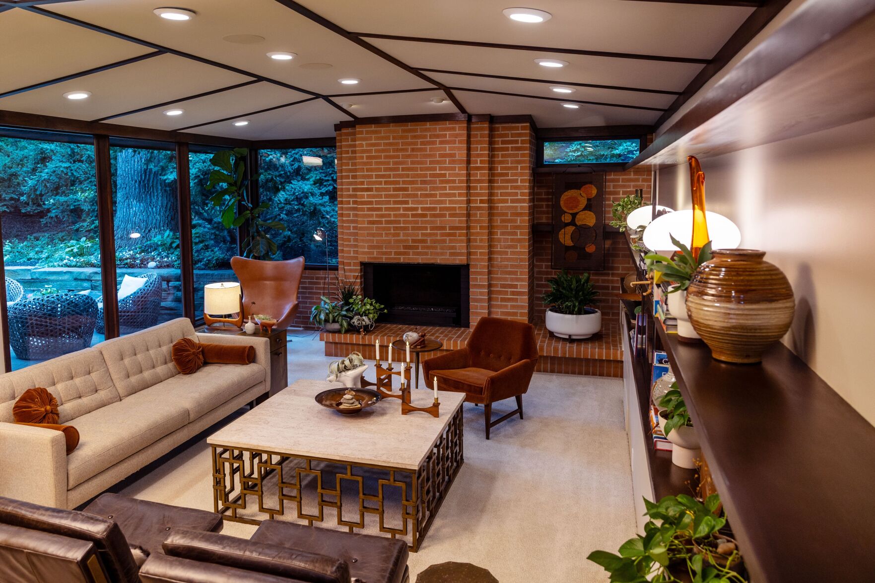 Midcentury modern house with Cali twist on Omaha home tour