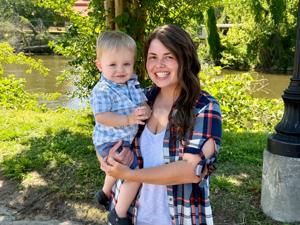 Jewlia Crowe gave birth to son Phoenix at 1:41 a.m. on Sept. 27, 2024, just as Tropical Storm Helene was ravaging Western North Carolina.