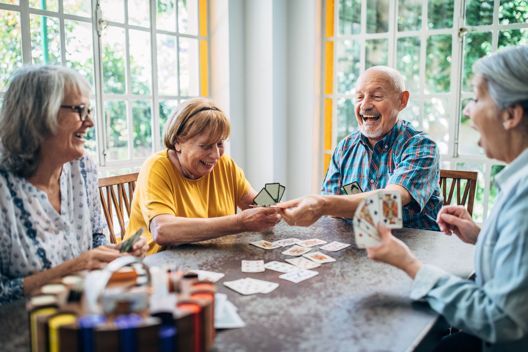 Planned activities that connect memory care residents with their senses and selves