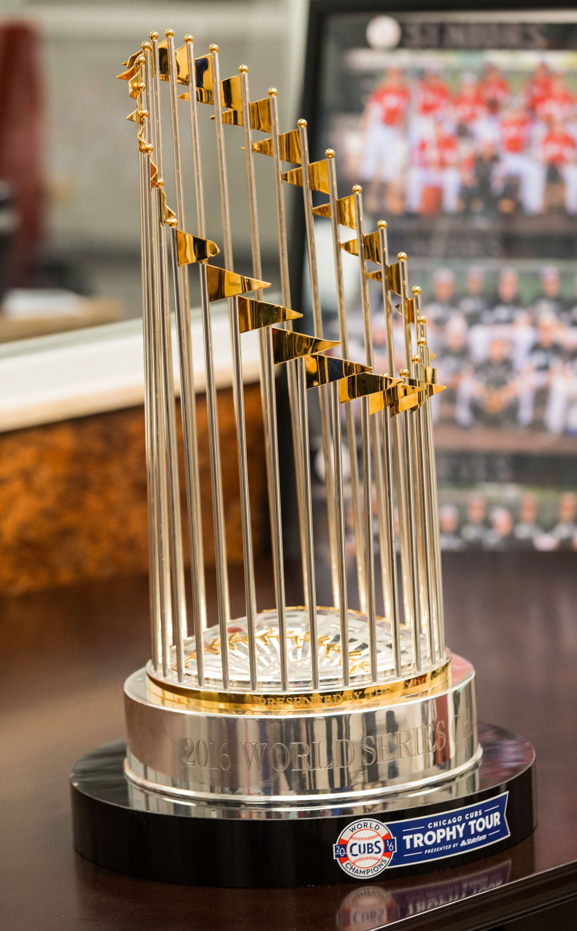 Photos: Cubs World Series trophy and Manager Joe Maddon visit Omaha ...