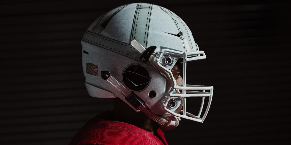 With A Leather Helmet Husker Alternates Inspired By Uniform Worn During Memorial Stadium S First Season Football Omaha Com