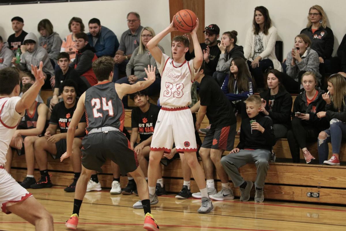 Behind Joseph Chouinard Elkhorn Mt Michael Sophomores Lead