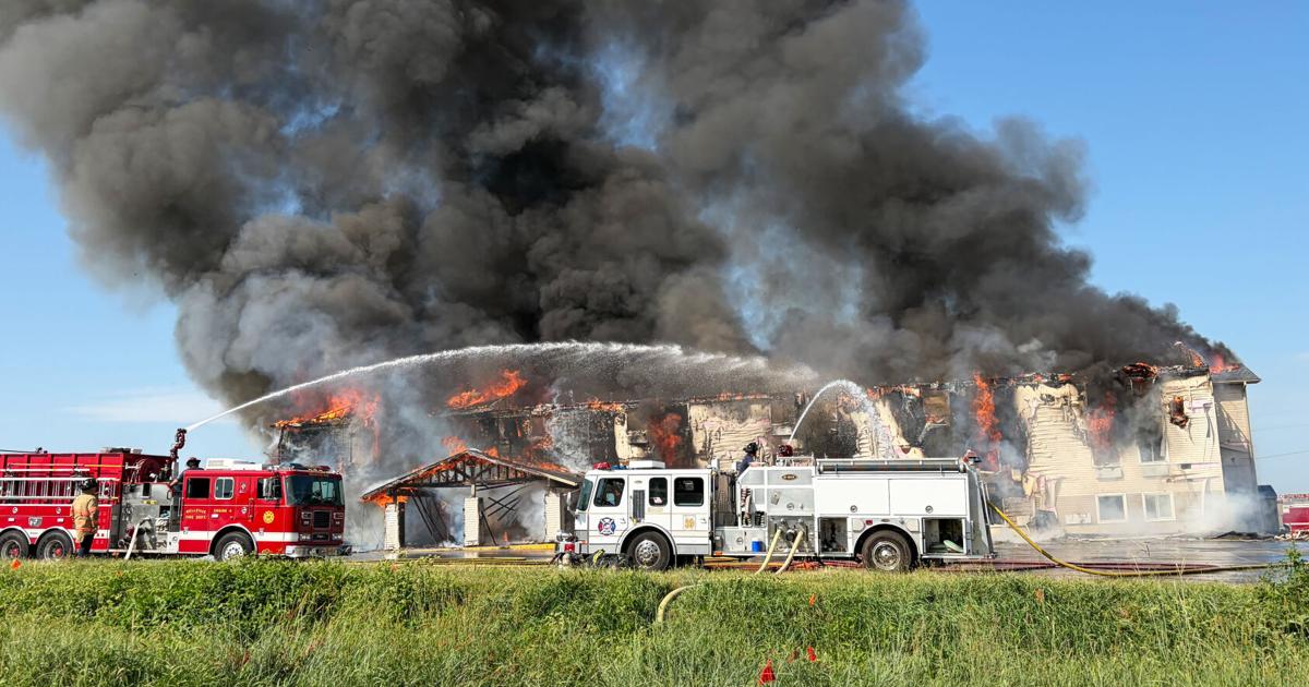 Fire training exercise takes down Sarpy County motel raided for sex ...