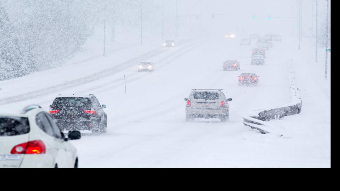 Snowstorm moves on, leaves behind scores of multivehicle crashes in