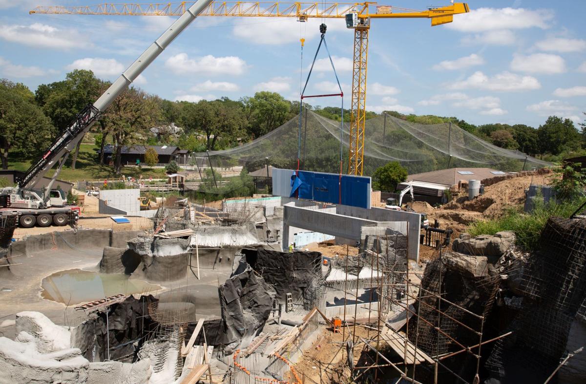 Construction of Omaha zoo's new sea lion exhibit hits 'milestone' as