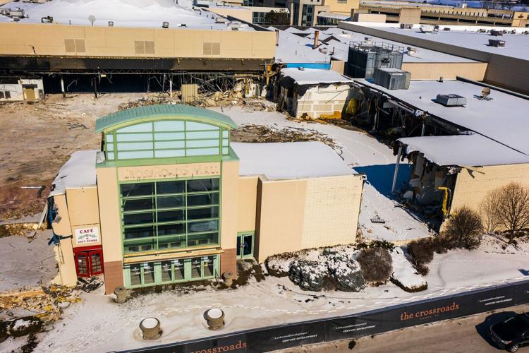 A mall in the midst of a makeover