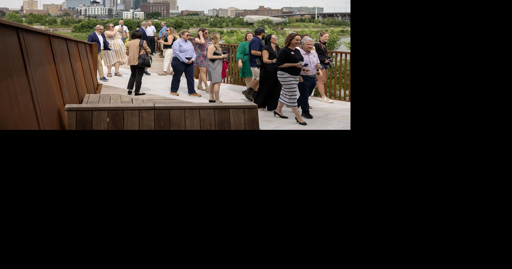 New riverfront pier opens in Council Bluffs; adventure tower coming soon