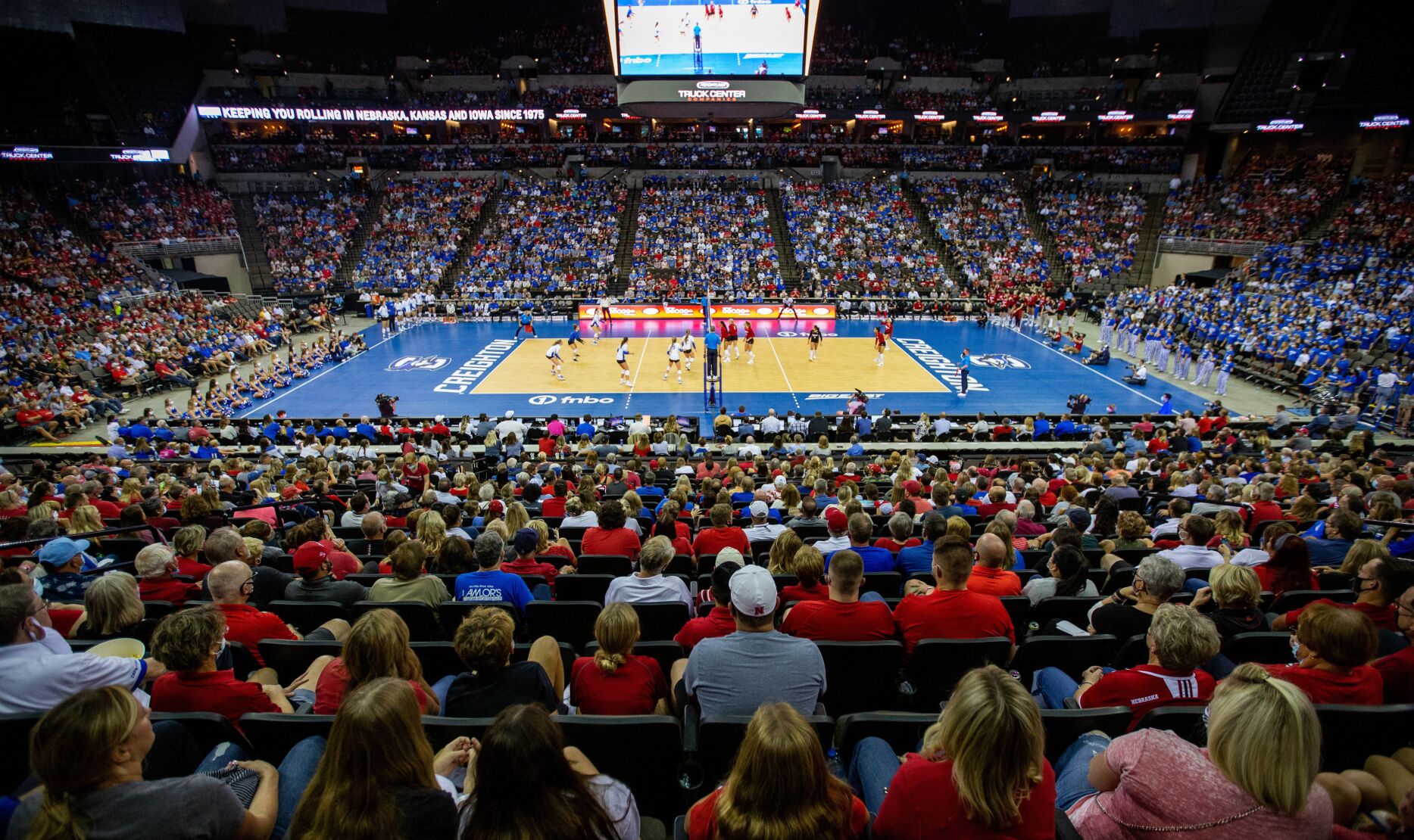 Shatel: Let The Nebraska Vs Wisconsin Ultimate Volleyball Fan Showdown ...