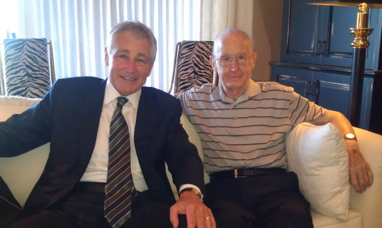 Hagel praises exRep. John Y. McCollister, dead at 92, as 'wise