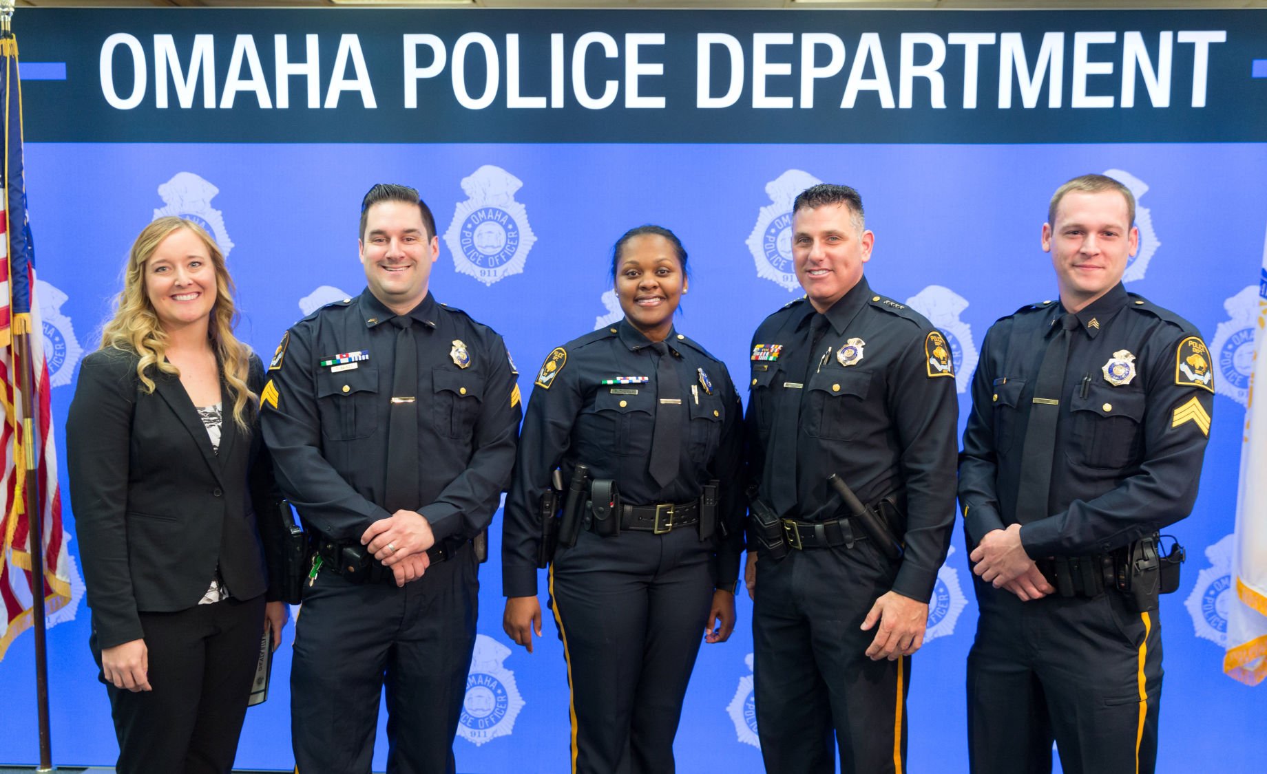 Photos: Omaha Police Department Promotes Four Personnel