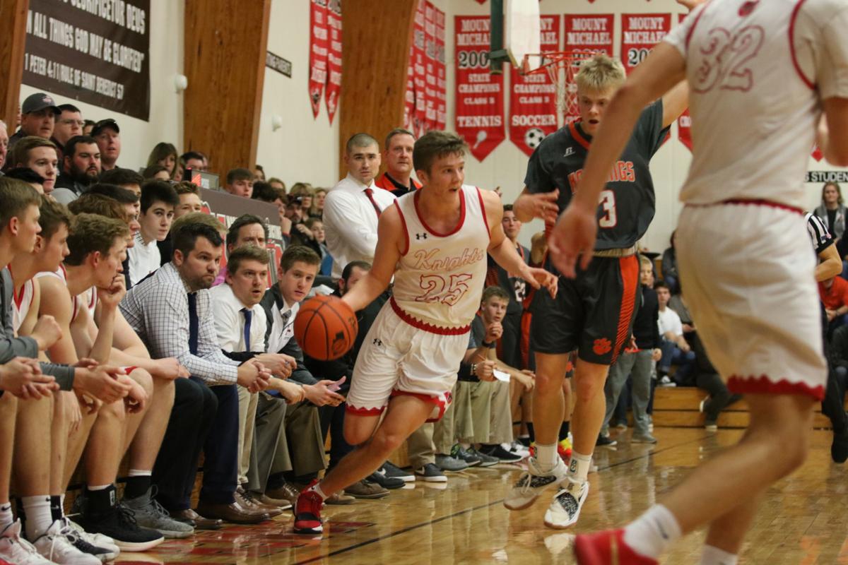 Behind Joseph Chouinard Elkhorn Mt Michael Sophomores Lead
