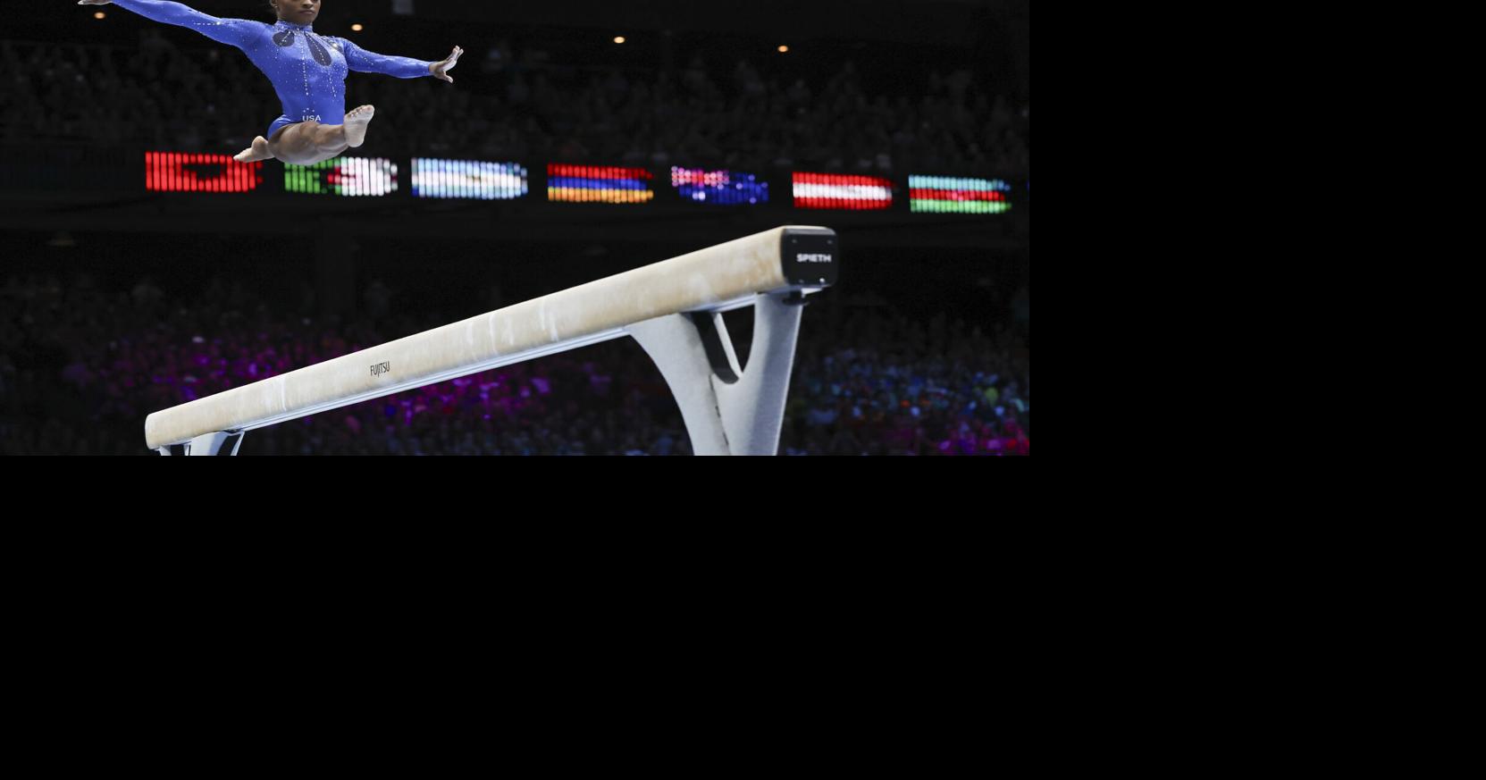 Simone Biles wins 6th all-around title at worlds to become most decorated ...
