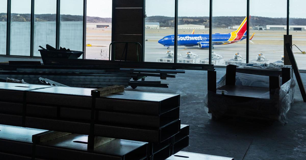 Flugplatz Eppley erreicht die Hälfte der 950-Dollar-Terminalmodernisierung
