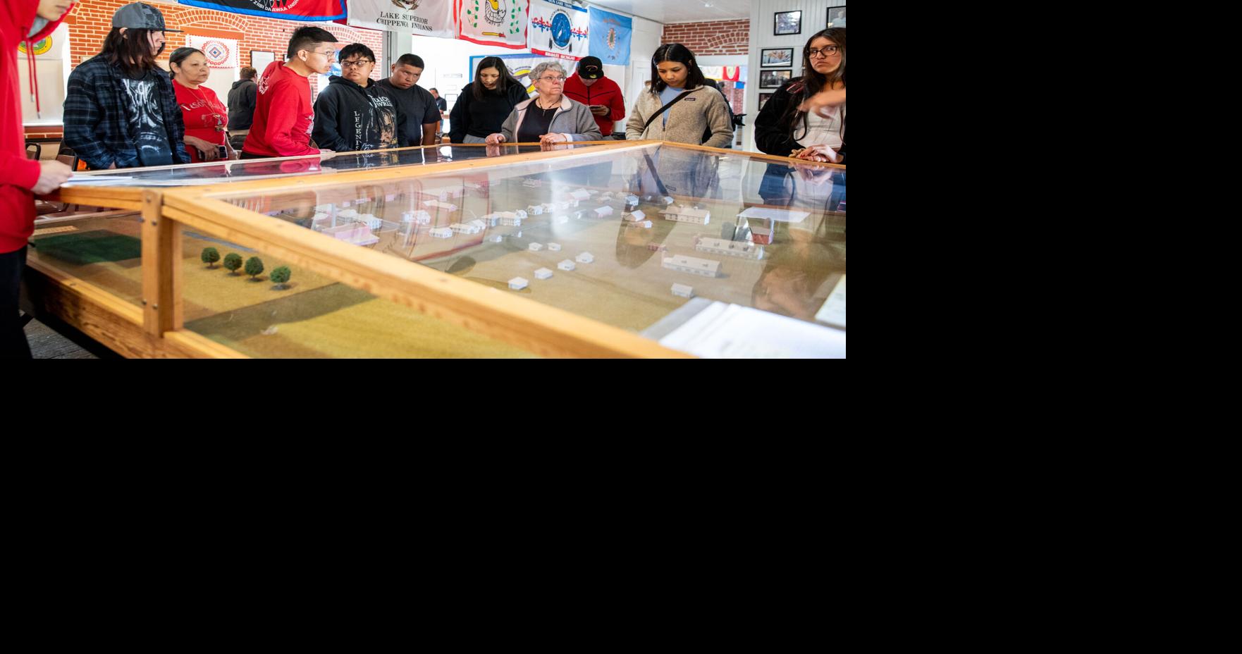 Photos Omaha Nation students visit Genoa Indian Boarding School