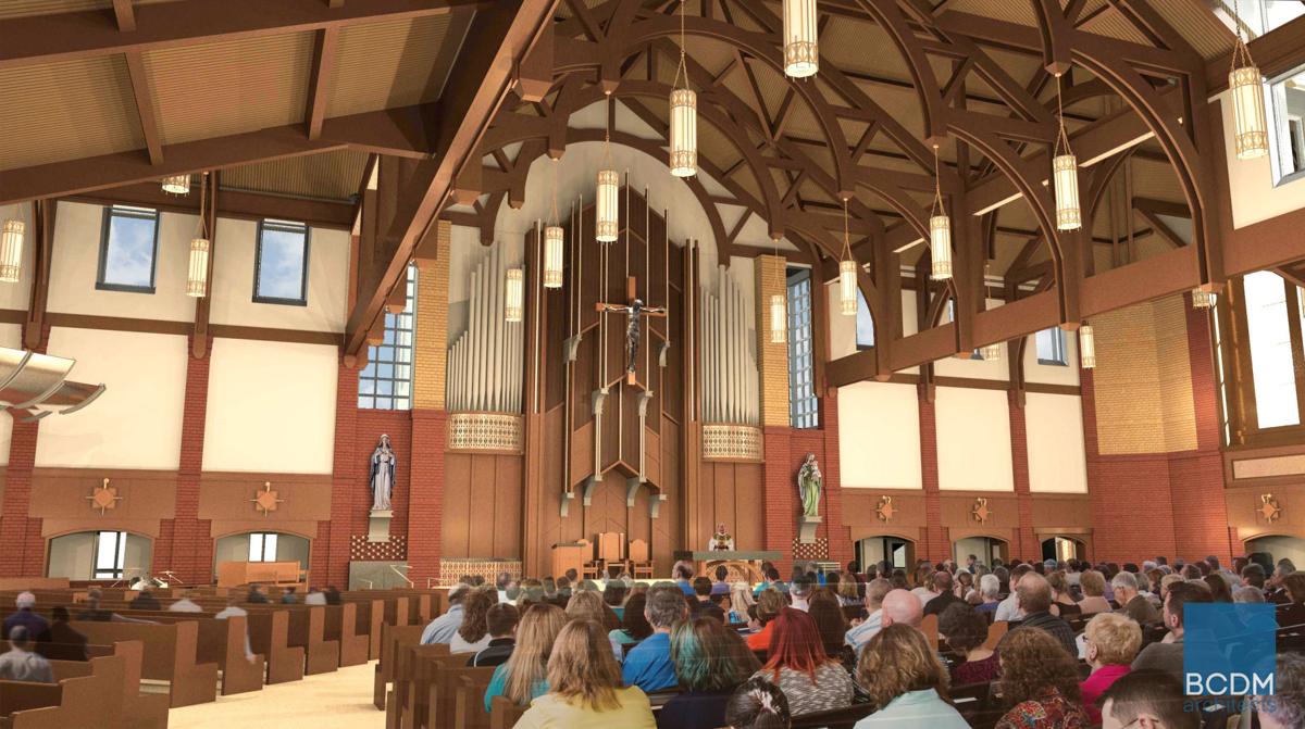 St. Wenceslaus' 25 million, 1,400seat church will include 13foot