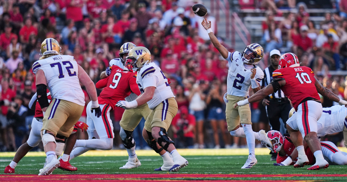 Nebraska's next opponent, Maryland, handed its first loss by Washington