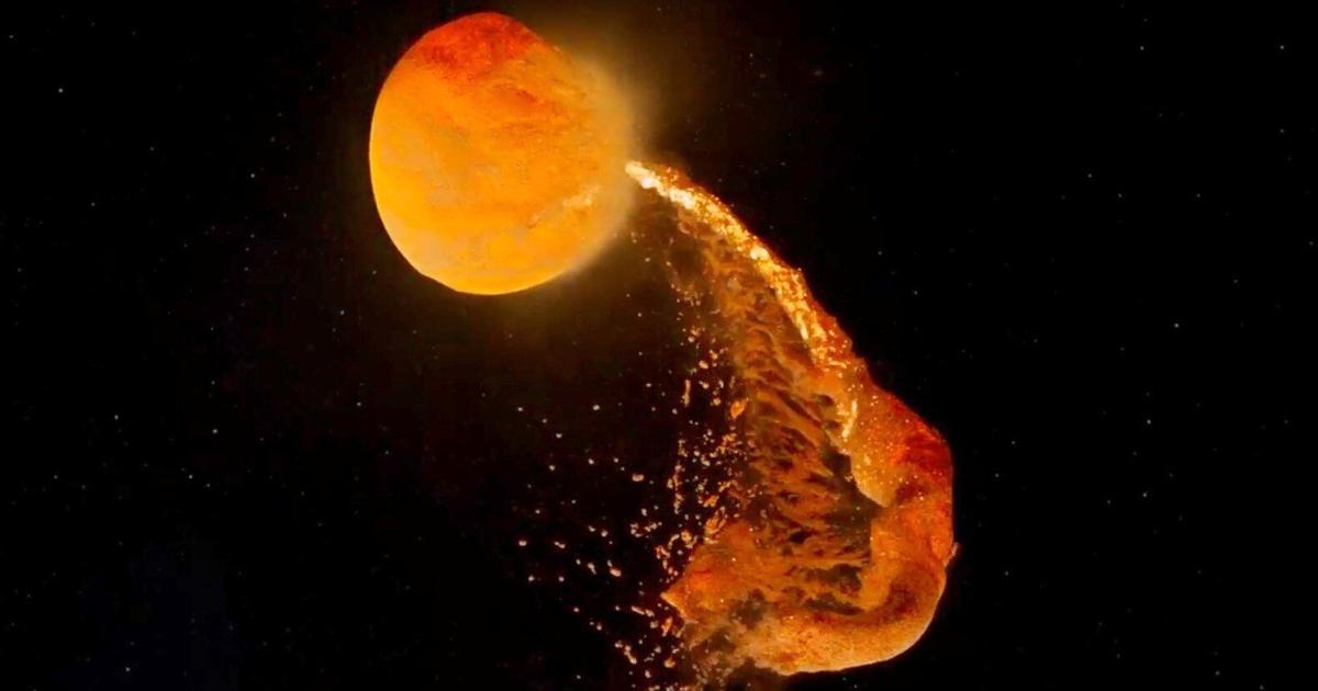 Study, simulation finds the moon formed when Earth smashed into another ...