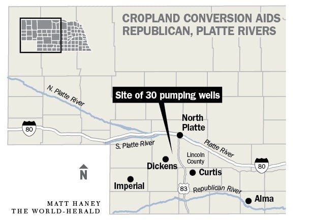 Nebraska taps into water reserve to augment Republican River, and avoid