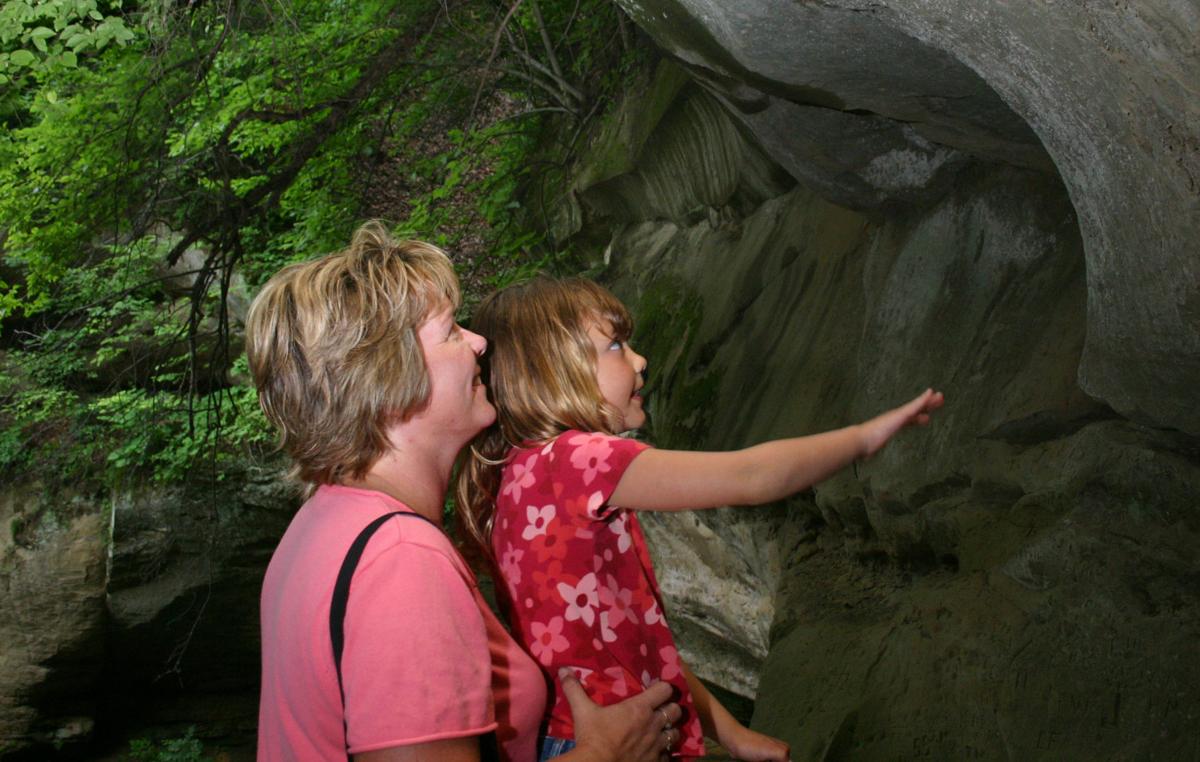 See ancient Native American carvings