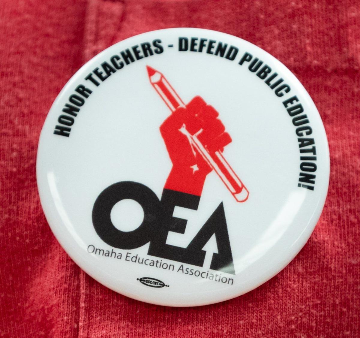 Omaha Education Association button