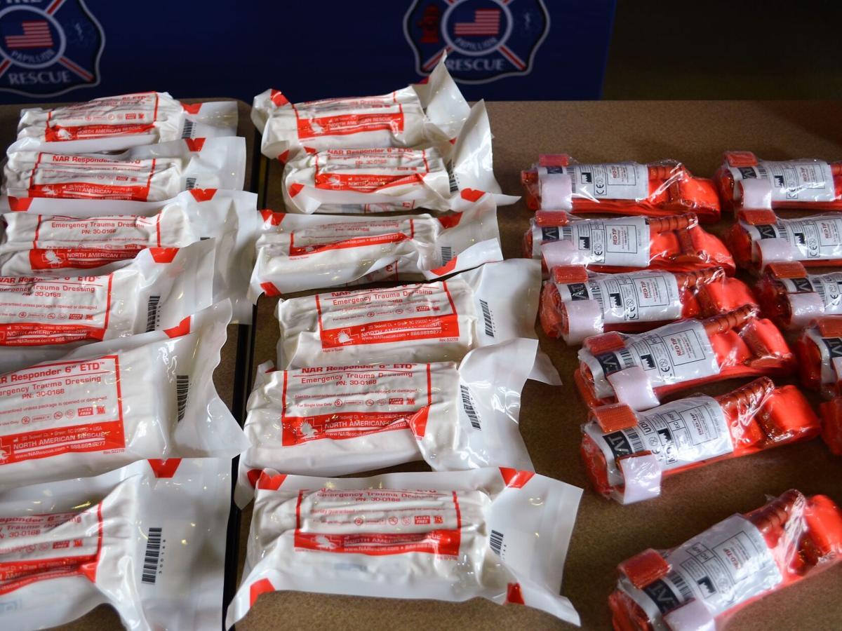 Bleeding Kits donated to PFD for Mass Casualty Events – p2