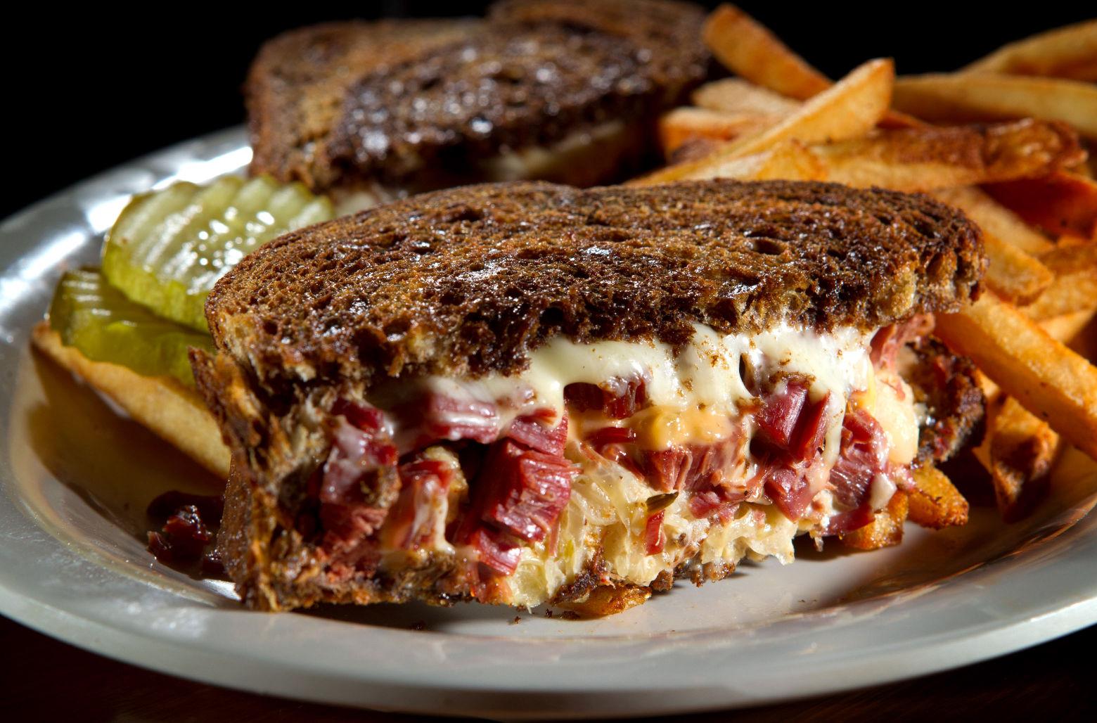 Classic deli sandwich in Omaha: Reuben