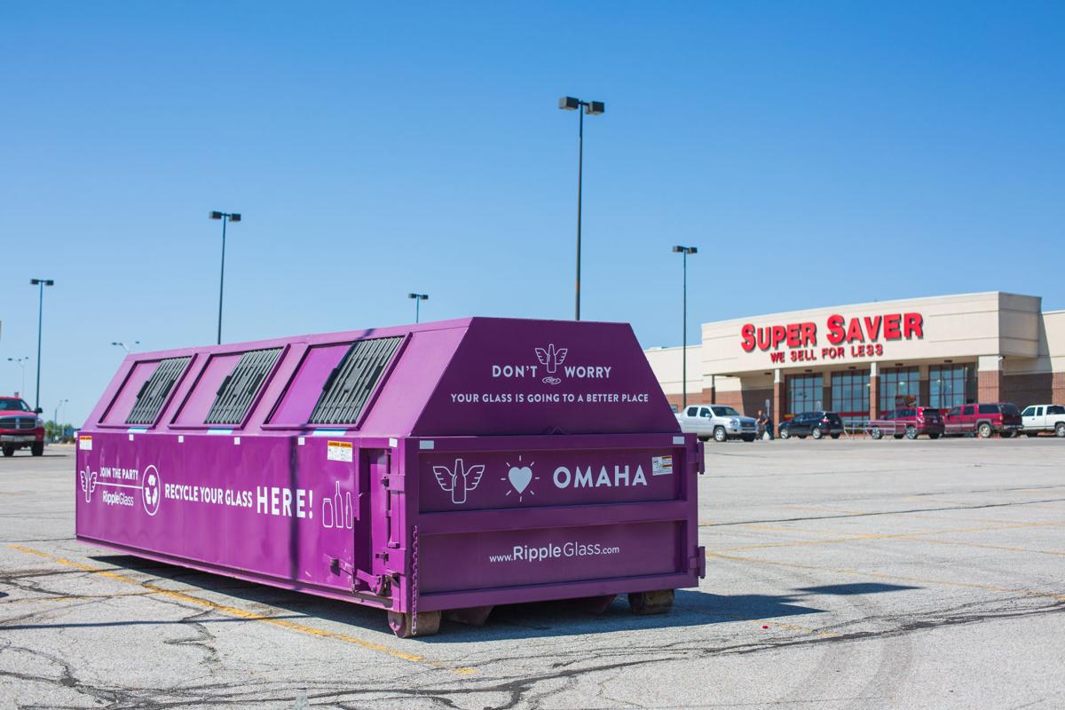 New glass recycling collection site in southwest Omaha is 10th in