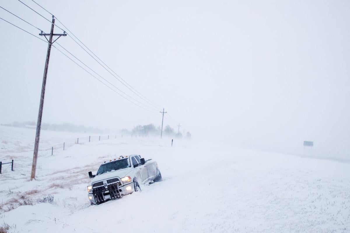 Blizzard shuts down Interstates in western Nebraska; hail, strong winds