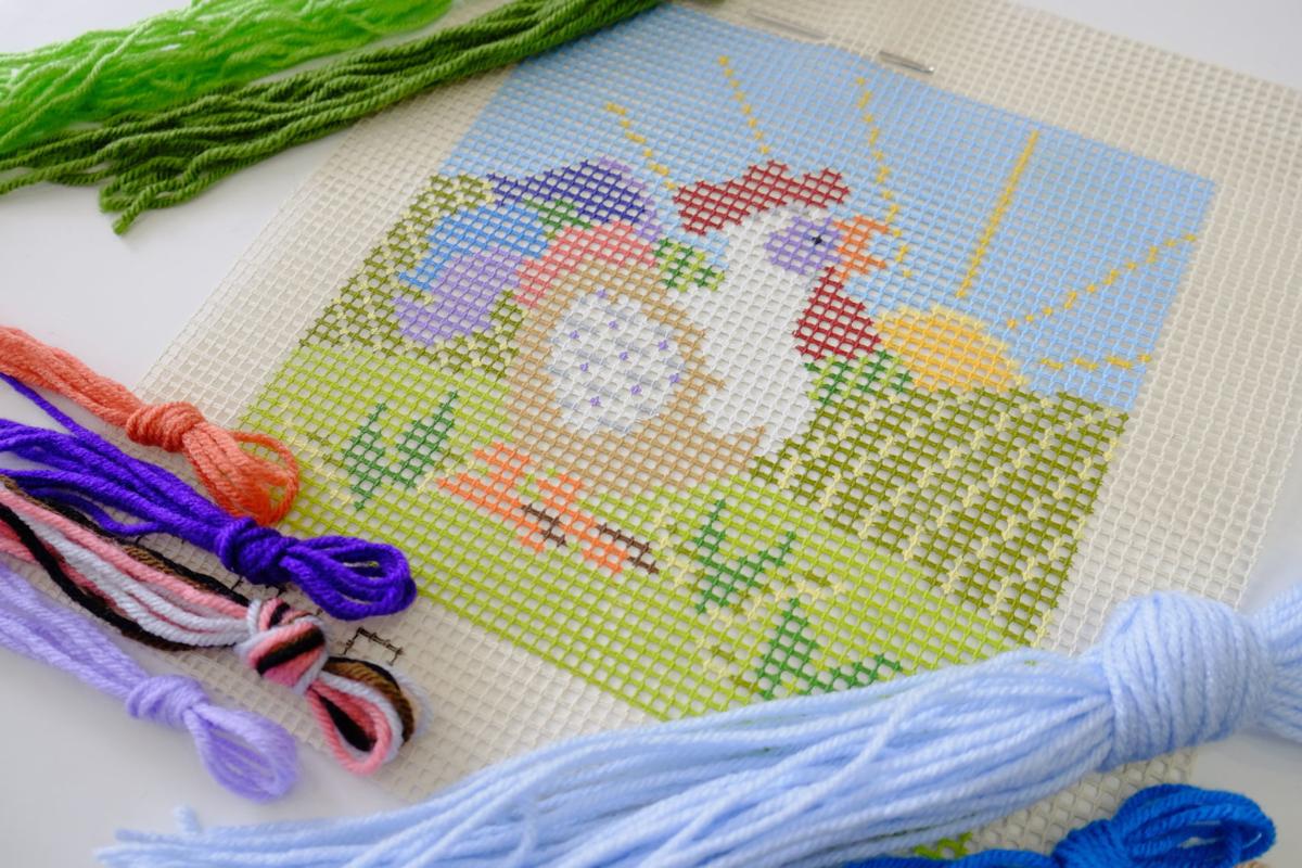 Needlepoint is a fun craft both kids and adults will love doing