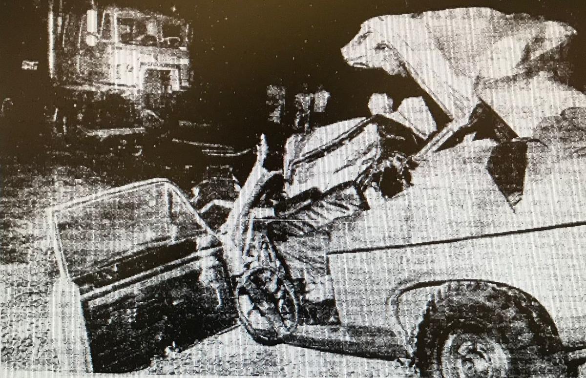 1979 photo of Gretna crash scene
